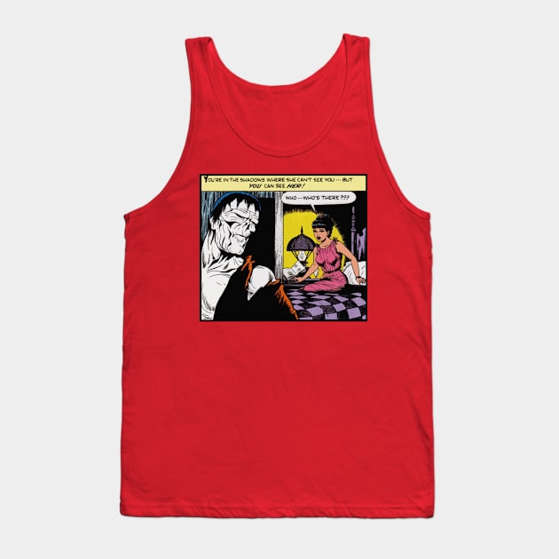 Peeping Frankenstein! Tank Top by RadioactiveUppercut